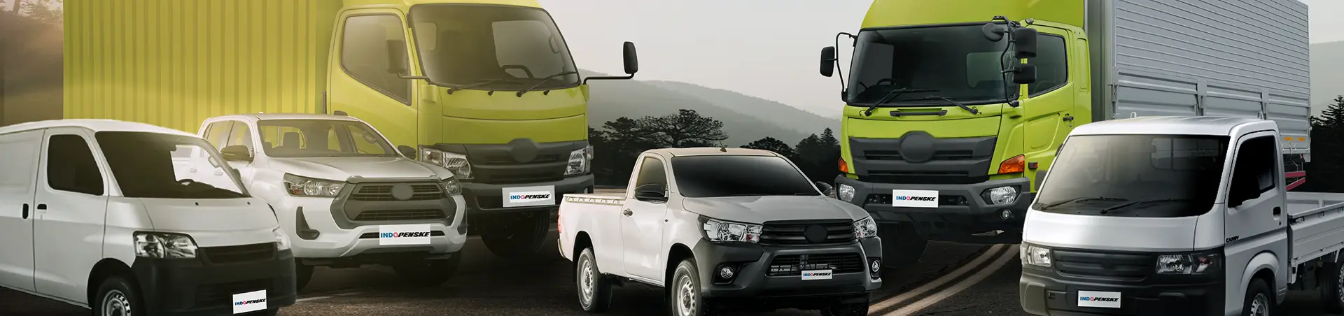 Expo INDOPENSKE Pool Harapan Indah, jual truk, blindvan, dan pickup bekas terbaik